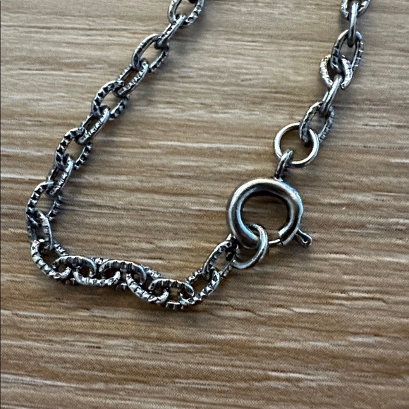 Vintage Blue Rose Pendant Necklace/Brooch - Picture 4 of 4